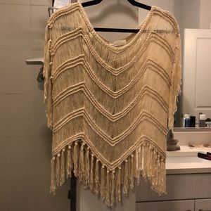Flirty fringe top from Anthropologie